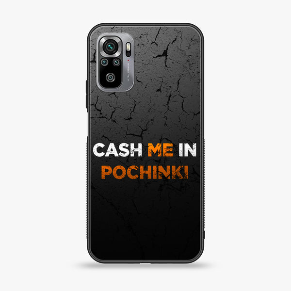 Xiaomi Redmi Note 10S -  Cash Me - Premium Printed Glass soft Bumper shock Proof Case