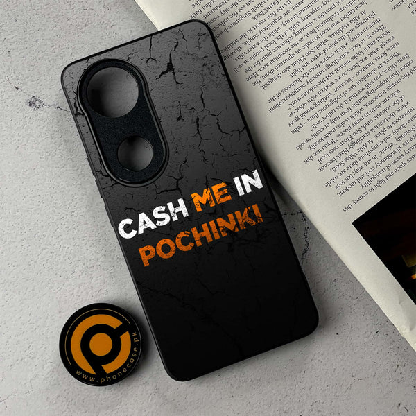 Vivo V50 - Cash Me - Premium Metal Printed Soft Bumper Shockproof Case