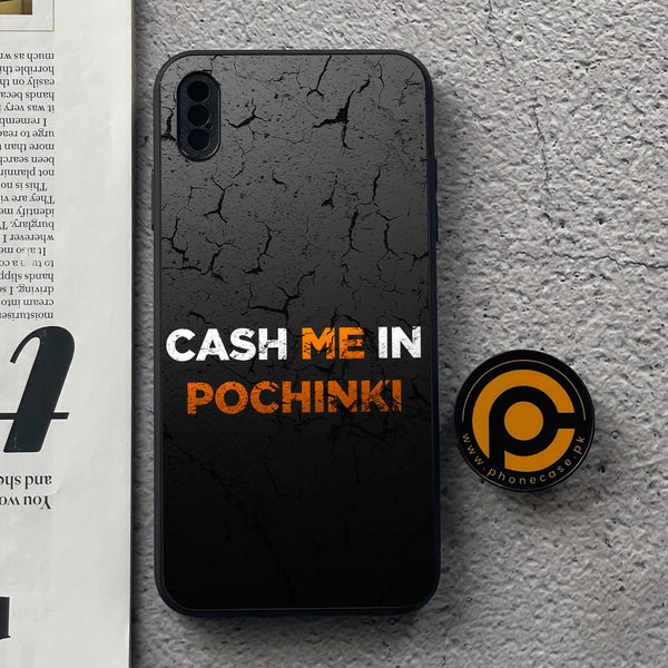 iPhone XS Max - Cash Me - Premium Metal Printed soft Bumper shock Proof Case