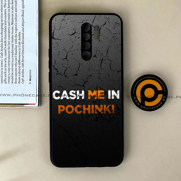 Xiaomi Redmi 9 - Cash Me - Premium Printed Glass soft Bumper Shock Proof Case