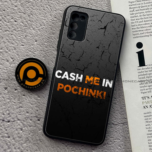 Samsung Galaxy A02s - Cash Me - Premium Printed Metal Case