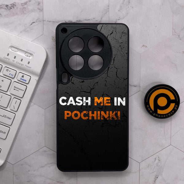Tecno Camon 30 Premier - Cash Me - Premium Metal Printed soft Bumper shock Proof Case