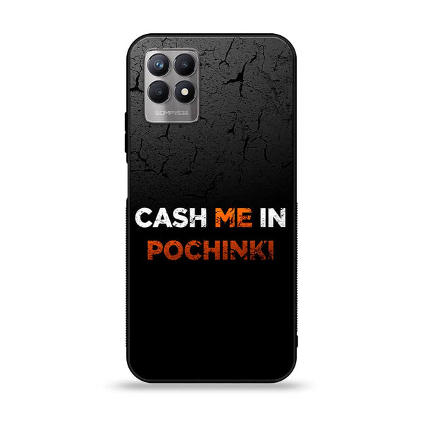 Realme Narzo 50 - Cash Me - Premium Printed Glass soft Bumper shock Proof Case