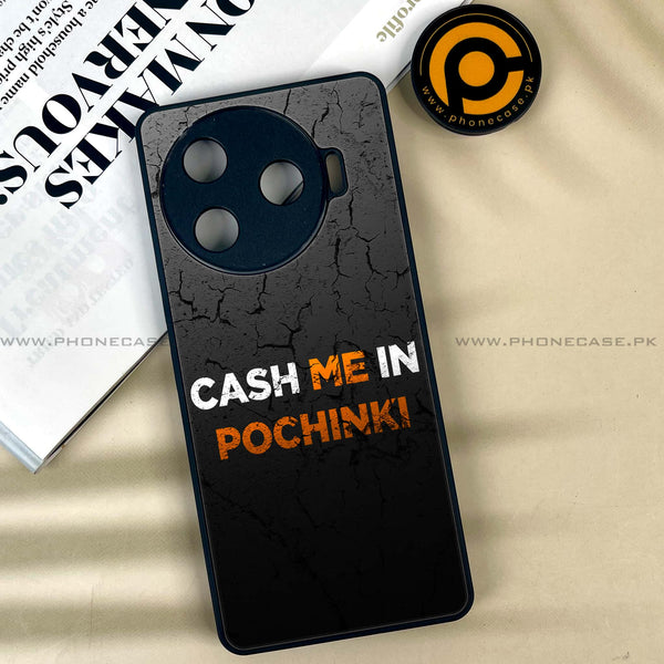 Tecno Camon 30 Pro 5G - Cash Me -  Premium Printed Metal soft Bumper shock Proof Case