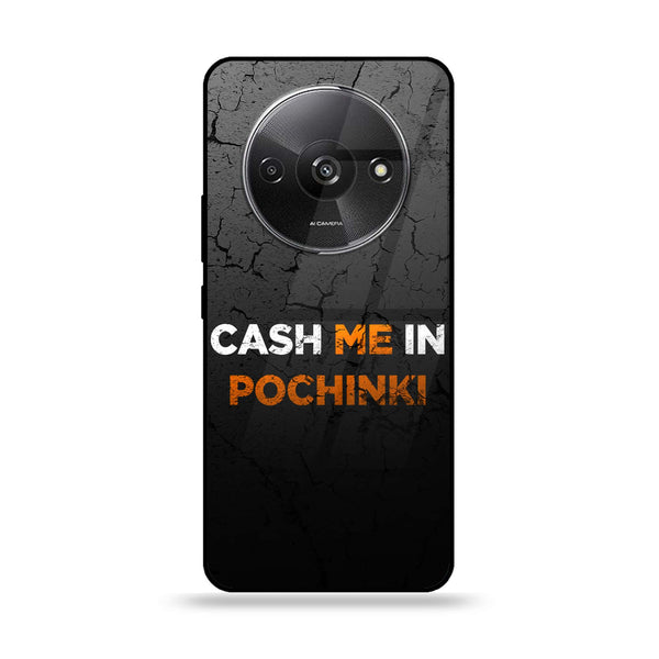 Xiaomi Redmi A3 - Cash Me -  Premium Printed Metal soft Bumper shock Proof Case