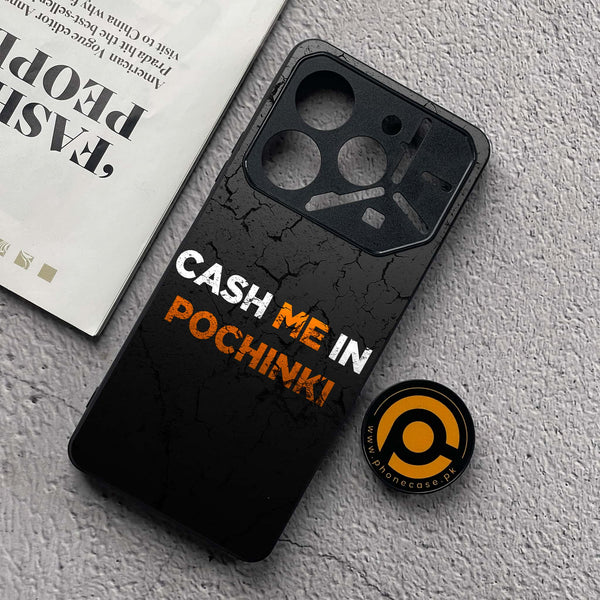 Tecno Pova 6 Neo - Cash Me  - Premium Metal  Printed soft Bumper shock Proof Case
