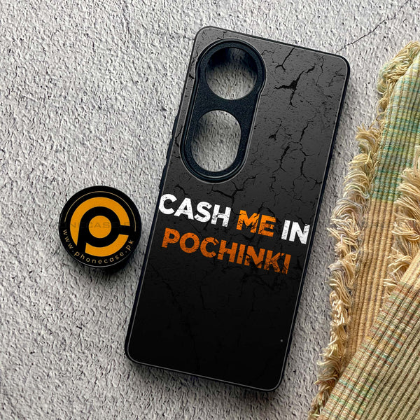 Vivo V40 Pro - Cash Me - Premium Metal Printed soft Bumper shock Proof Case