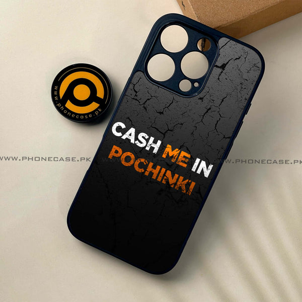 iPhone 16 Pro - Cash Me - Premium Printed Glass soft Bumper shock Proof Case