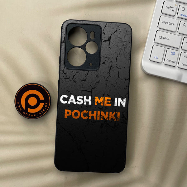 Realme 14 5G - Cash Me - Premium Metal Printed soft Bumper Shock Proof Case