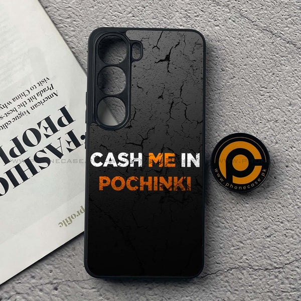 Vivo V40 Lite (IDN) - Cash Me - Premium Metal Printed soft Bumper Shock Proof Case