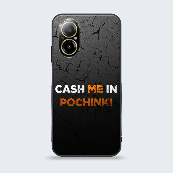 Realme C67 - Cash Me -  Premium Printed Metal soft Bumper shock Proof Case