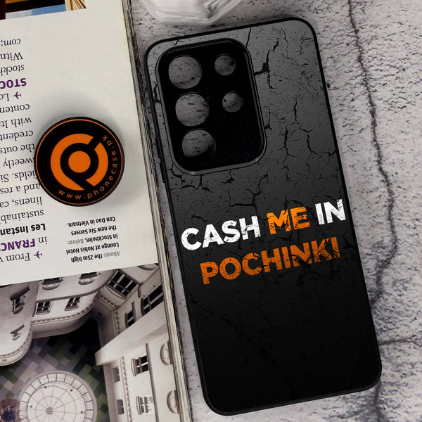 Vivo Y29 4G - Cash Me - Premium Metal Printed soft Bumper Shock Proof Case