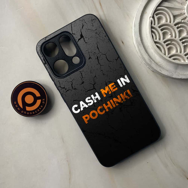 Oppo Reno 14 5G - Cash Me - Premium Metal Printed soft Bumper shock Proof Case CS-42416