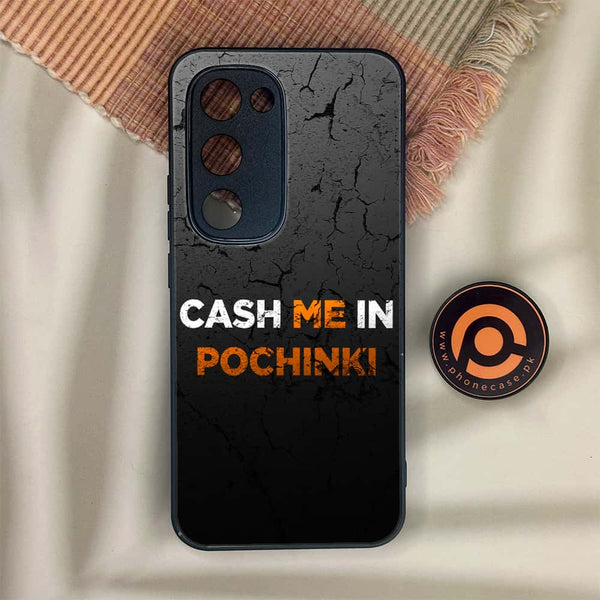 Tecno Spark 40 Pro Plus - Cash Me - Premium Metal Printed soft Bumper shock Proof Case