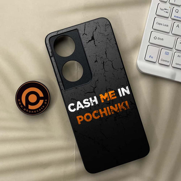 Honor x7b - Cash Me - Premium Metal Printed soft Bumper shock Proof Case