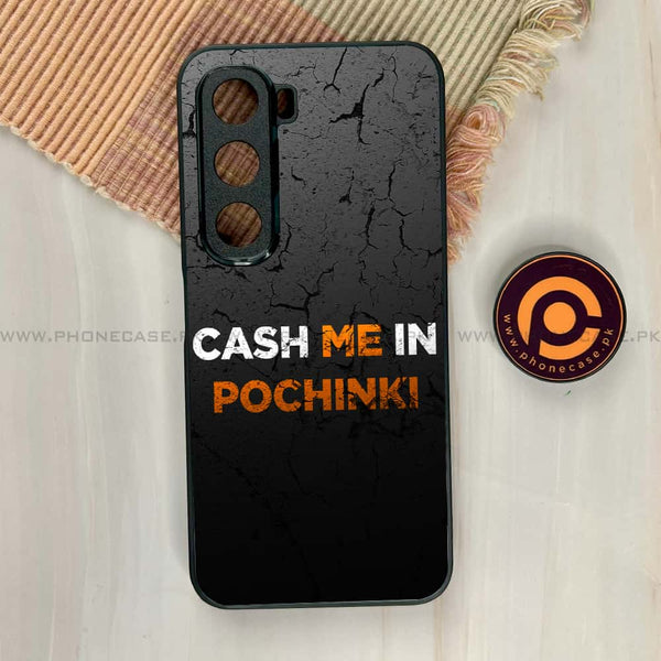 Infinix Hot 60i - Cash Me - Premium Metal Printed soft Bumper shock Proof Case
