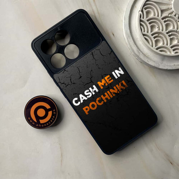 Xiaomi Poco F6 Pro - Cash Me - Premium Metal Printed soft Bumper shock Proof Case
