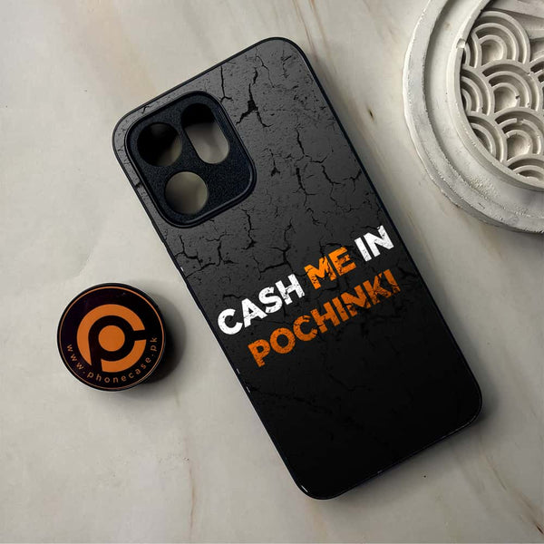 Oppo Reno 14F - Cash Me - Premium Metal Printed Soft Bumper Shockproof Case