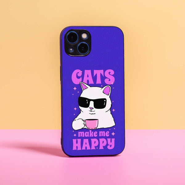 Cat's Make Happy! - Premium Metal Case All Models