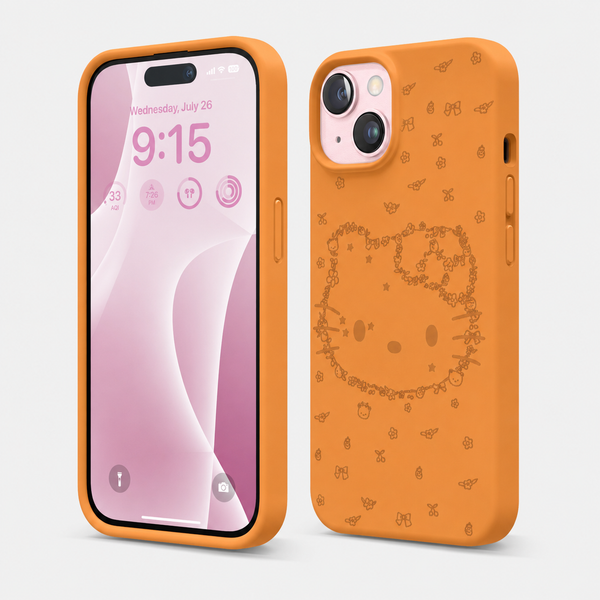 iPhone 13/14 - Cute Bloomi Soft Touch Liquid Silicone Case for Girls