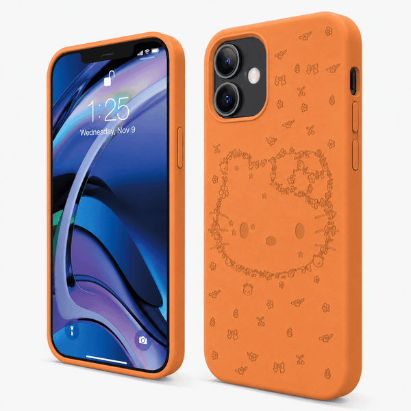 iPhone 12/12 Pro - Cute Bloomi Soft Touch Liquid Silicone Case for Girls