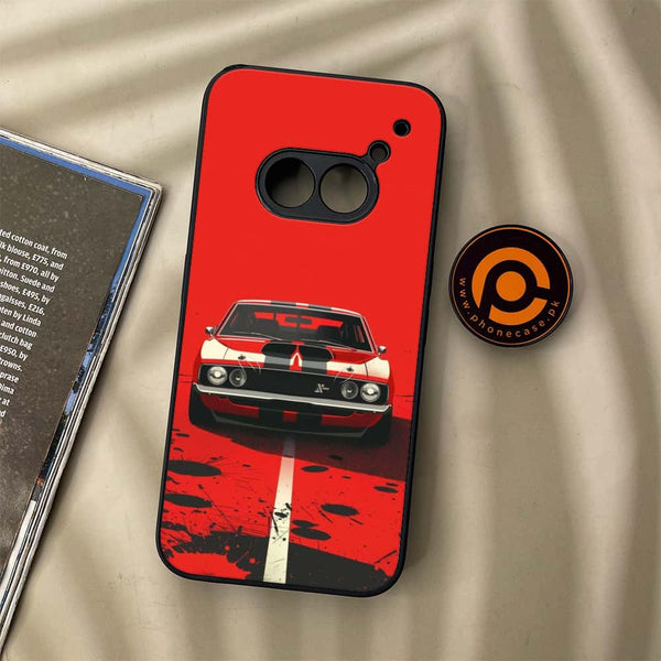 Nothing Phone (2a) - Classic Racer Vibes - Premium Metal Printed soft Bumper Shock Proof Case