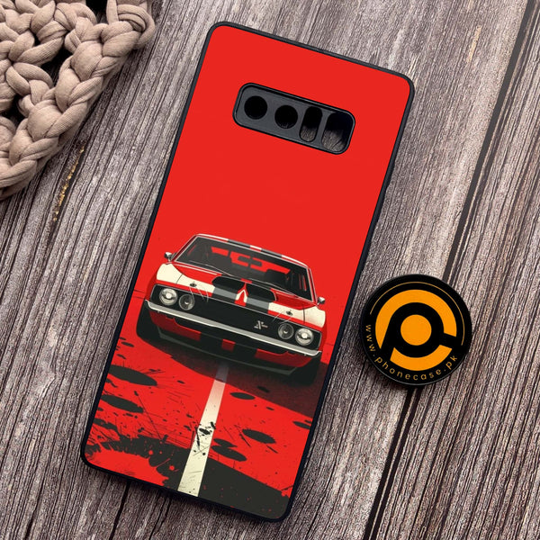 Samsung Galaxy Note 8 - Classic Racer Vibes - Premium Metal Printed soft Bumper shock Proof Case
