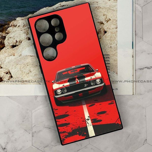 Samsung Galaxy S24 Ultra - Classic Racer Vibes - Premium Metal Printed soft Bumper shock Proof Case