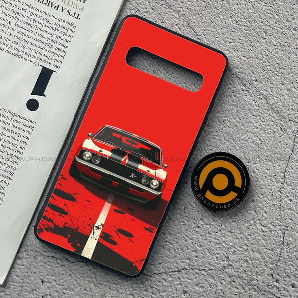 Samsung Galaxy S10 5G - Classic Racer Vibes - Premium Printed Glass soft Bumper Shock Proof Case
