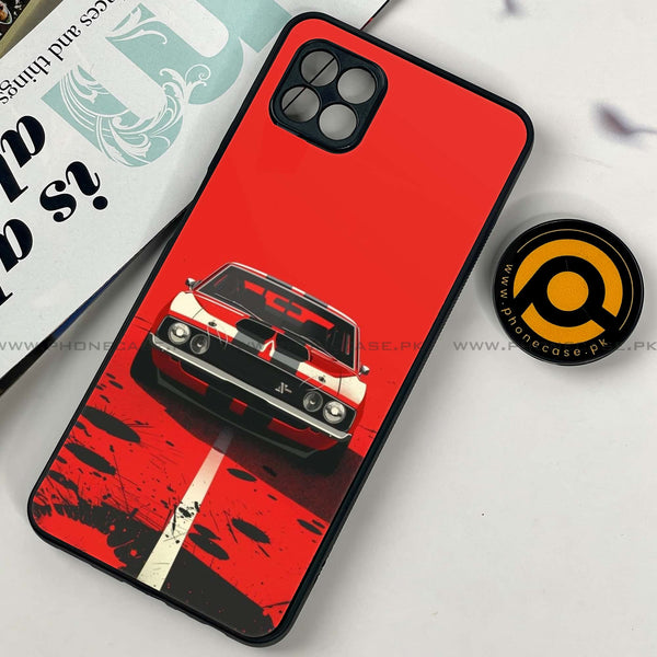 Samsung Galaxy A22 - Classic Racer Vibes - Premium Printed Metal soft Bumper shock Proof Case