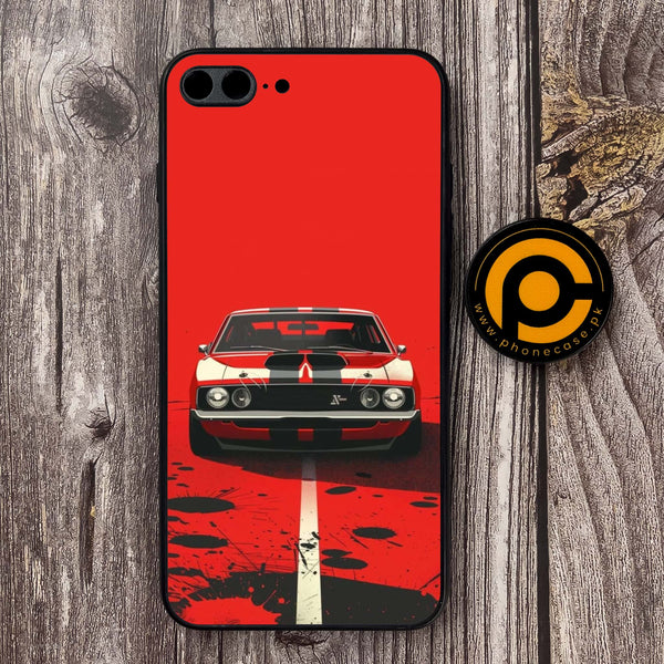 iPhone 7 Plus - Classic Racer Vibes - Premium Metal Printed soft Bumper shock Proof Case