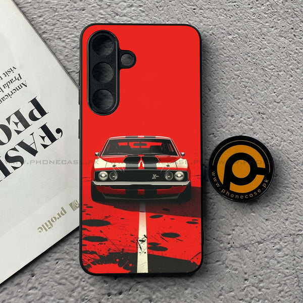 Samsung Galaxy S25 FE - Classic Racer Vibes - Premium Metal Printed soft Bumper shock Proof Case