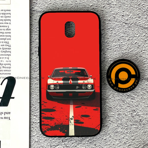 Samsung Galaxy J5 Pro 2017 - Classic Racer Vibes - Premium Printed Metal soft Bumper shock Proof Case