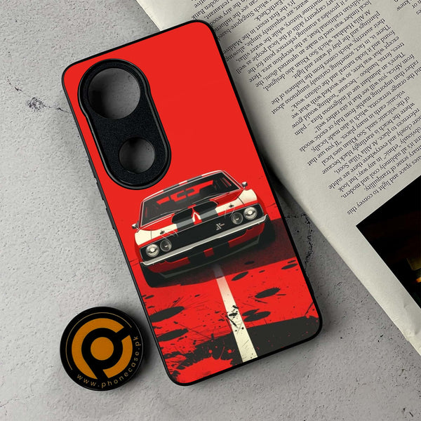 Vivo V50 - Classic Racer Vibes - Premium Metal Printed Soft Bumper Shockproof Case