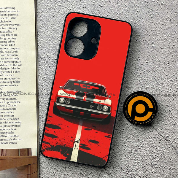 Realme Note 60 - Cobra X Racing Car - Premium Printed Metal Soft Case