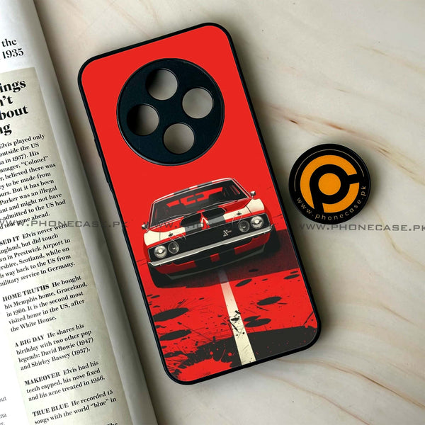 Tecno Spark 30C - Classic Racer Vibes - Premium Printed Glass soft Bumper Shock Proof Case