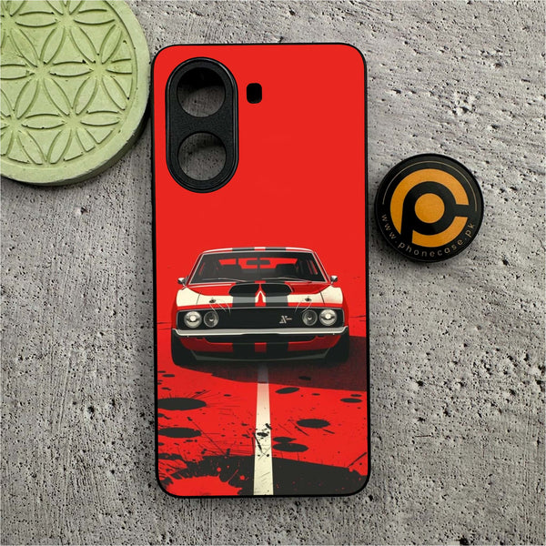 Xiaomi Poco X7 Pro 5G - Classic Racer Vibes -  Premium Printed Metal soft Bumper shock Proof Case