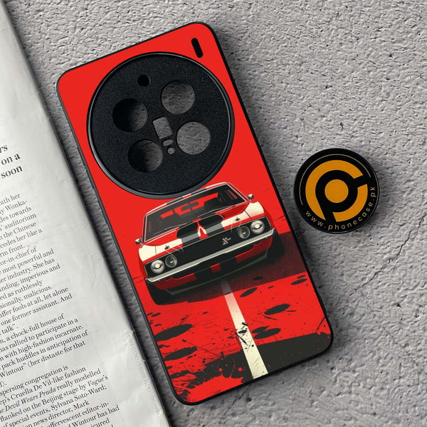 Vivo X200 Pro - Classic Racer Vibes - Premium Metal  Printed soft Bumper shock Proof Case