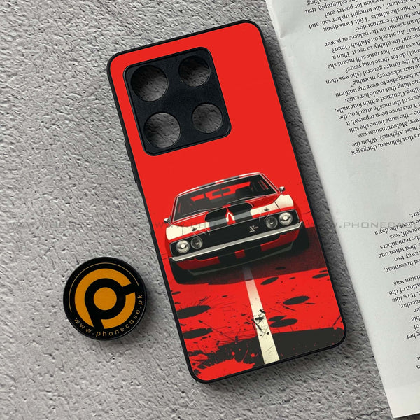 Infinix Note 30 Pro - Classic Racer Vibes - Premium Metal Printed soft Bumper shock Proof Case