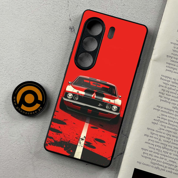 Tecno Camon 40 Pro - Classic Racer Vibes - Premium Metal Printed Soft Bumper Shockproof Case