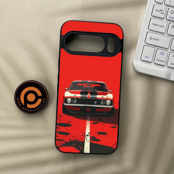 Google Pixel 10 Pro  - Classic Racer Vibes - Premium Metal Printed soft Bumper Shock Proof Case