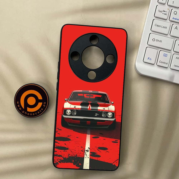 Honor x9b 5G - Classic Racer Vibes - Premium Metal Printed soft Bumper shock Proof Case