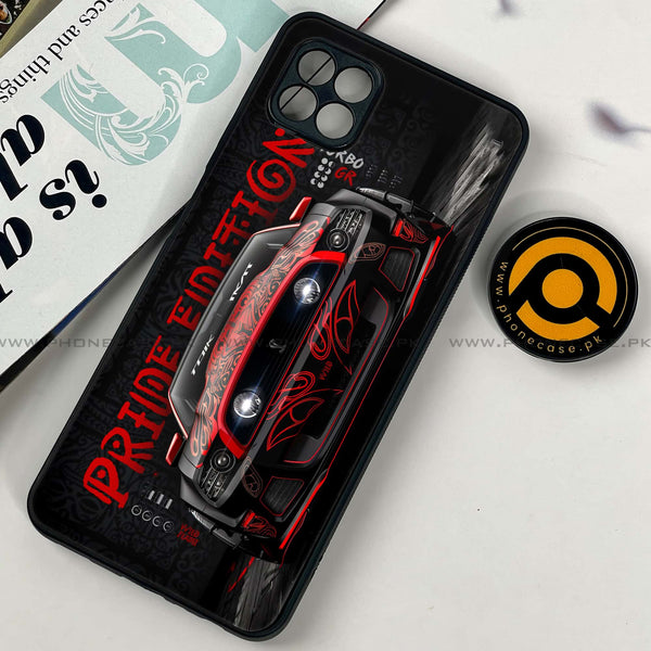 Samsung Galaxy A22 - Cobra X Racing Car - Premium Printed Metal soft Bumper shock Proof Case