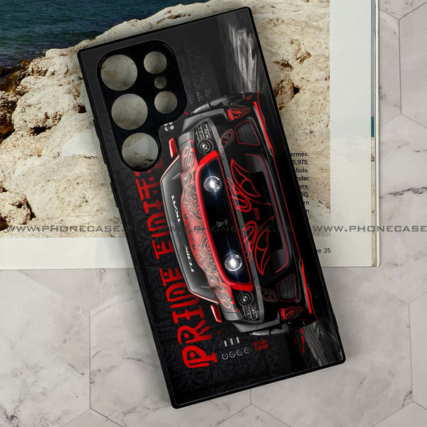 Samsung Galaxy S24 Ultra - Cobra X Racing Car - Premium Metal Printed soft Bumper shock Proof Case