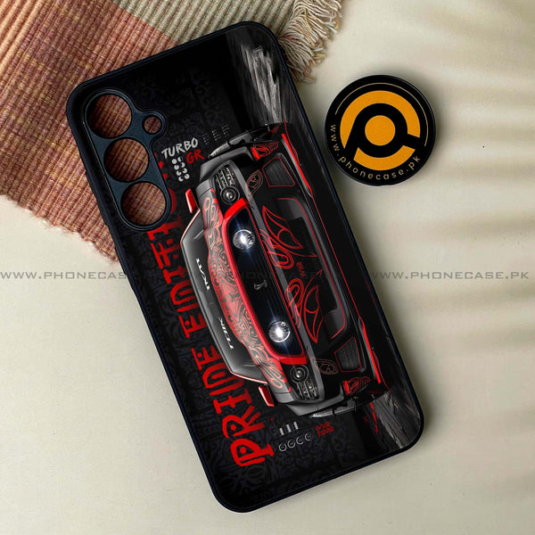 Samsung Galaxy A16 - Cobra X Racing Car - Premium Printed Glass soft Bumper Shock Proof Case