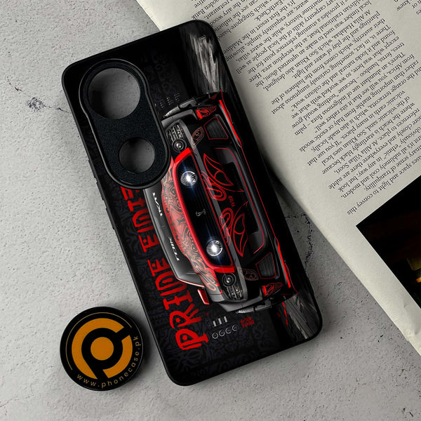 Vivo V50 - Cobra X Racing Car - Premium Metal Printed Soft Bumper Shockproof Case