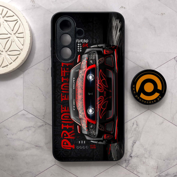 Samsung Galaxy A26 5G - Cobra X Racing Car - Premium Metal Printed soft Bumper shock Proof Case