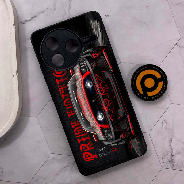 Xiaomi Poco F7 Pro 5G - Cobra X Racing Car - Premium Metal Printed soft Bumper shock Proof Case