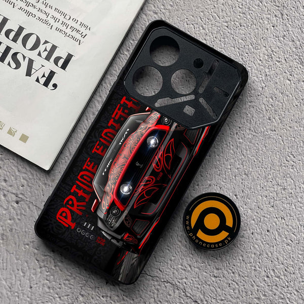 Tecno Pova 6 Neo - Cobra X Racing Car - Premium Metal  Printed soft Bumper shock Proof Case