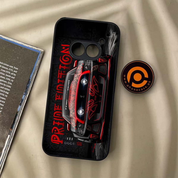 Nothing Phone (2a) - Cobra X Racing Car - Premium Metal Printed soft Bumper Shock Proof Case